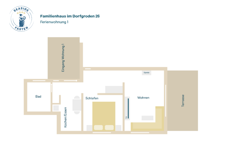 Grundriss Ferienwohnung 1